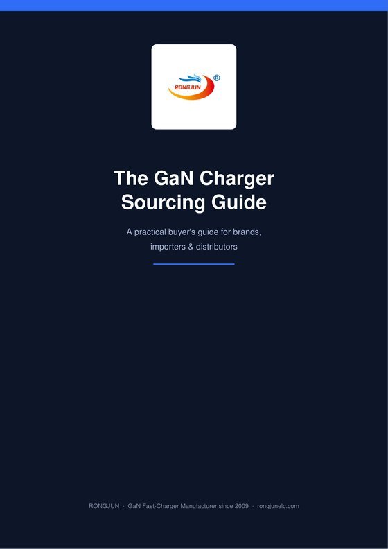 The GaN Charger Sourcing Guide &mdash; free PDF