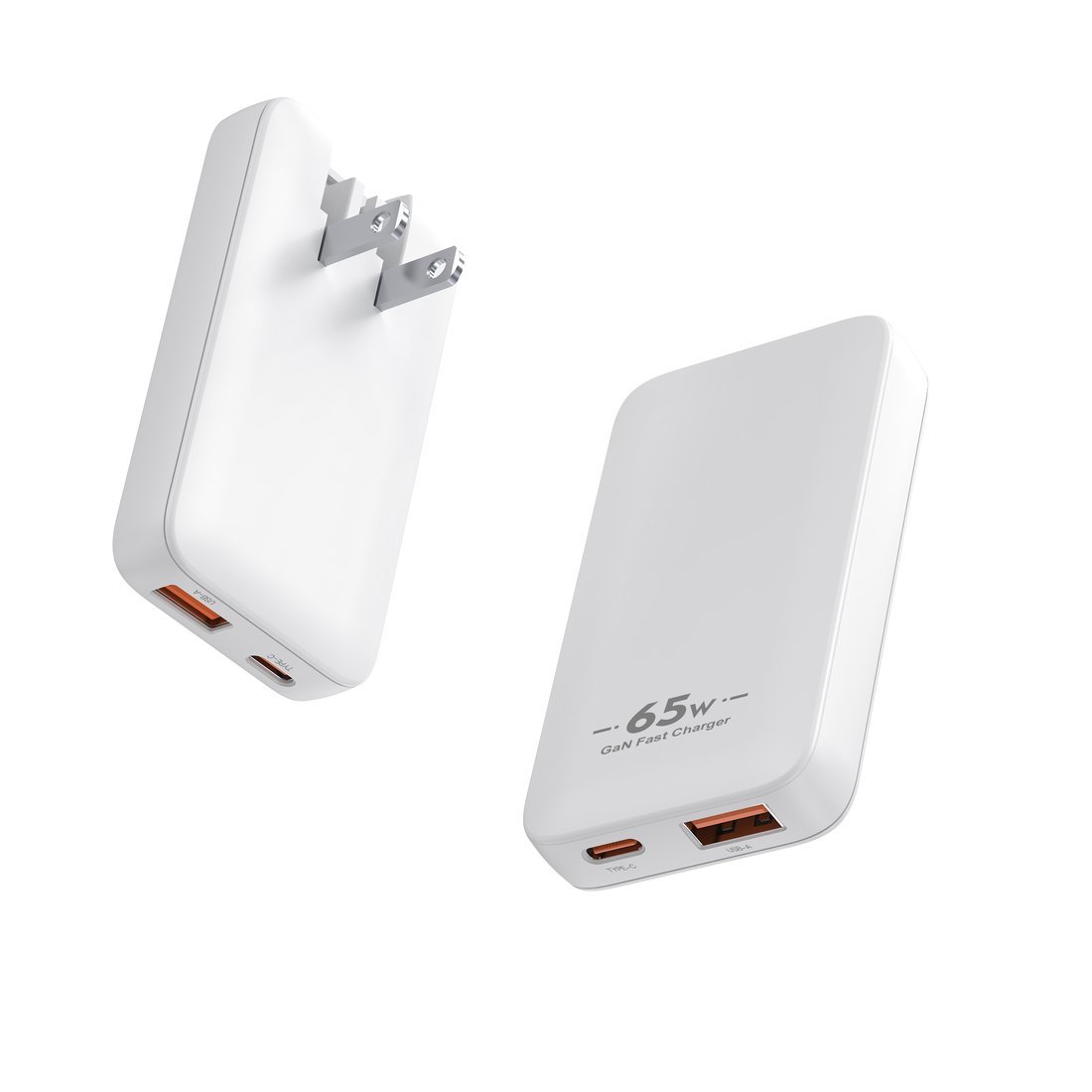 CB 65W Ultra-Thin GaN Charger - USB-A and Type-C variant