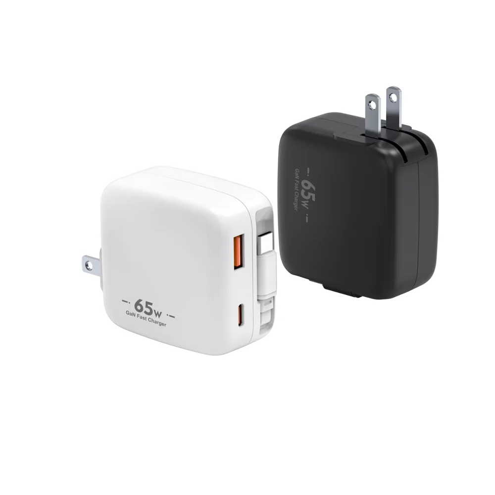 RJ502 65W Cable Charger — US plug (Type A)